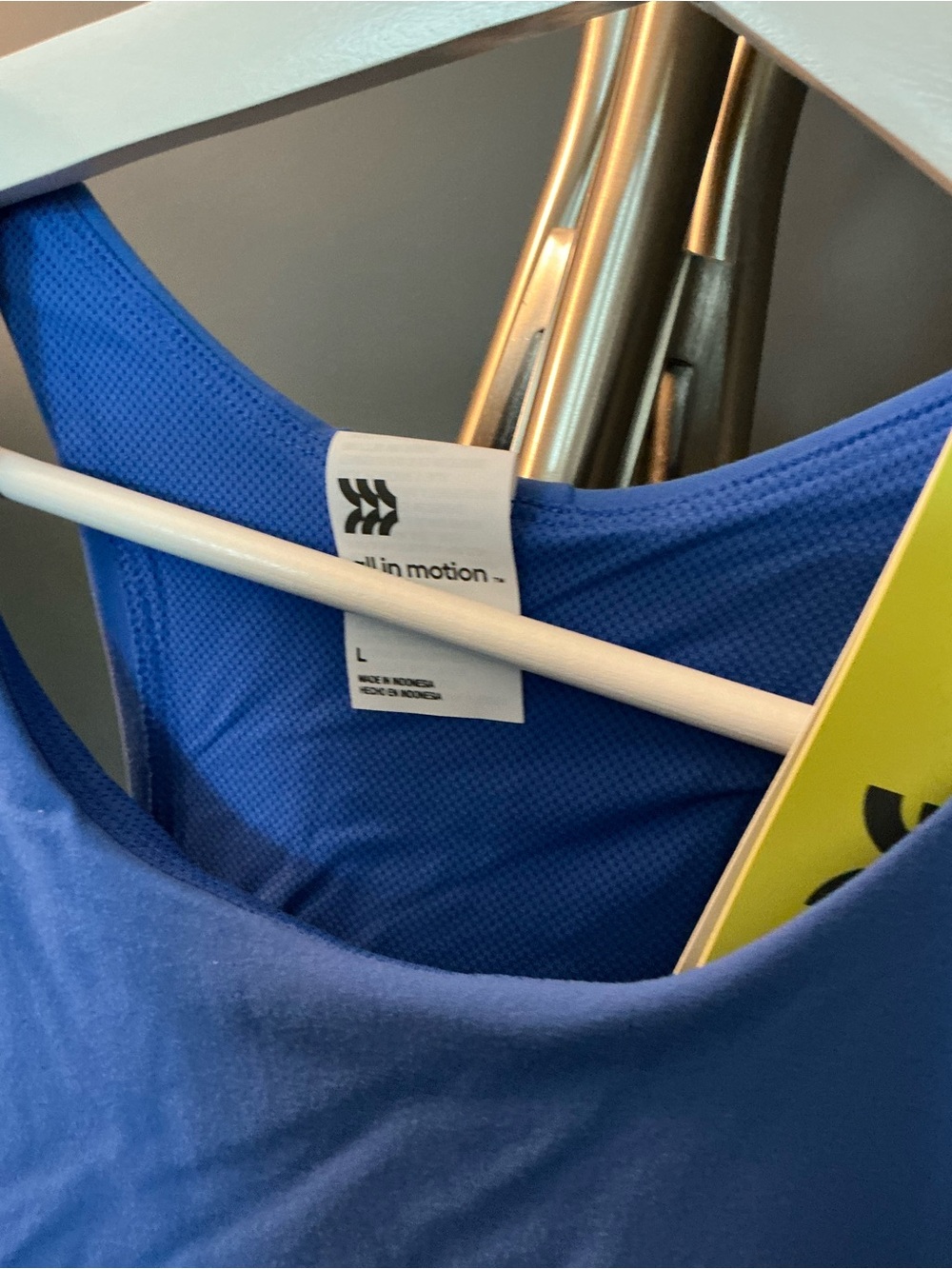 Blue Racerback Tank - Smooth Stretch - Picture 2 of 4